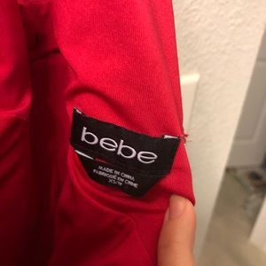 Red Mini Bebe Dress